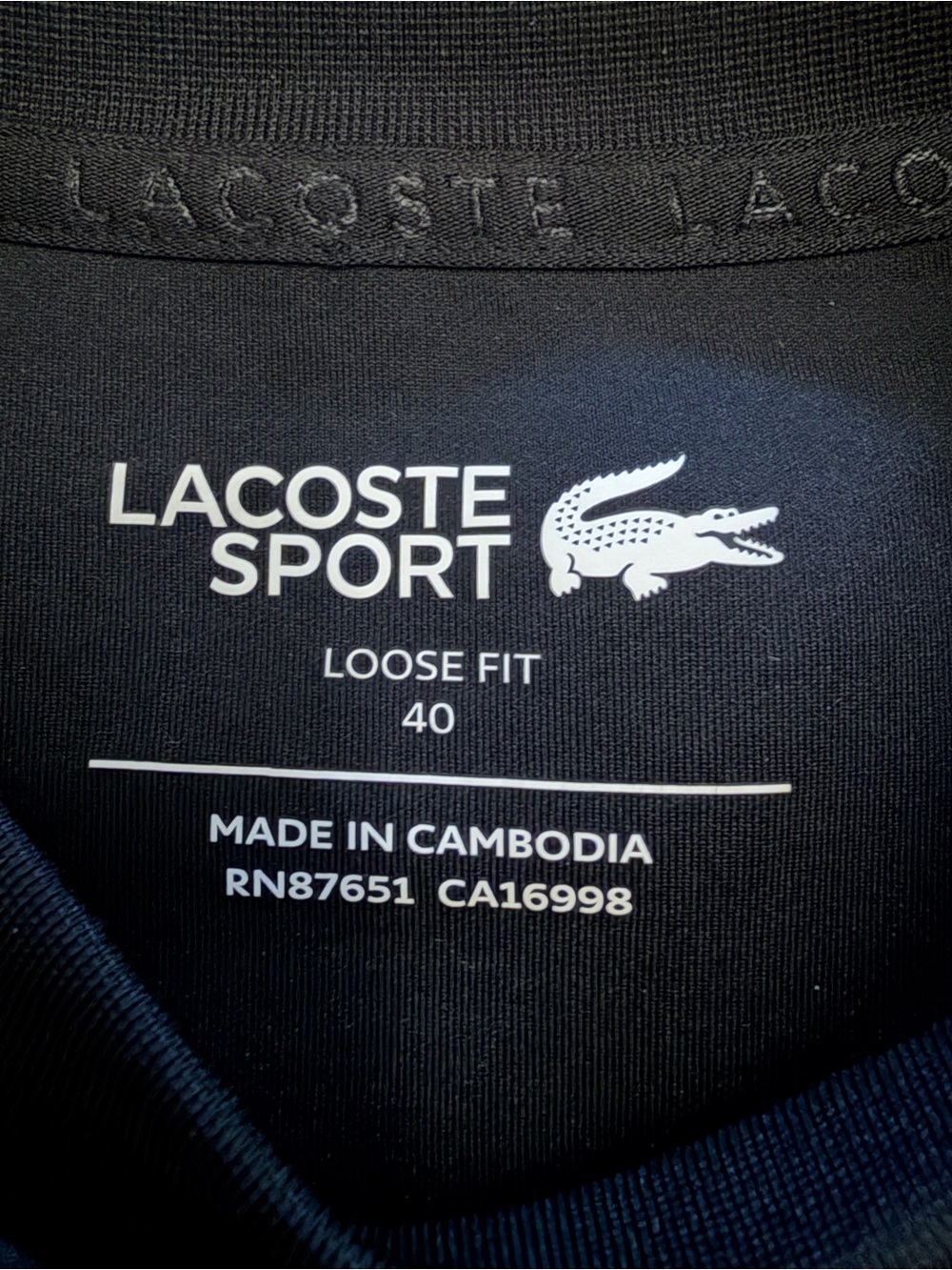 WOMEN'S LACOSTE SPORT LOOSE FIT DRAWSTRING SWEATSHIRT - SF9321 - Picture 4 of 7